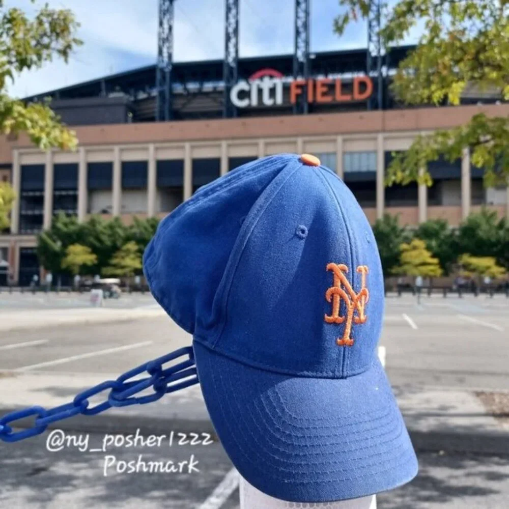 MLB 𝖦𝖤𝖭𝖴𝖨𝖭𝖤 𝖬𝖤𝖱𝖢𝖧𝖠𝖭𝖣𝖨𝖲𝖤 𝙽𝚈 Mets Baseball Cap